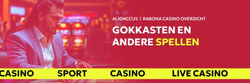 Gokkasten en andere Rabona casinospellen