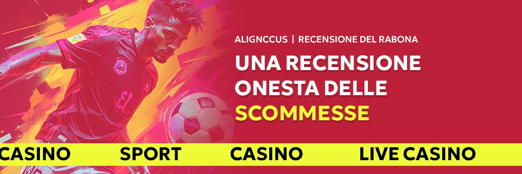 Una recensione onesta delle scommesse sportive su Rabona