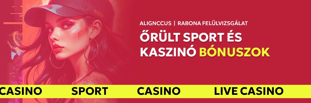 őrült sport és kaszinó bónuszok